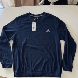 Adidas Men's Navy Crewneck Sweater